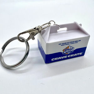 White Castle Keychain - Crave Crate Box - Foodie Mini Brands Keychain